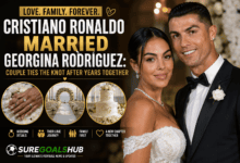 Cristiano Ronaldo married Georgina Rodríguez at their wedding
