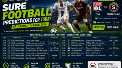 Sure Football Prediction for Today 11 August 2026 Lyon vs Sparta Prague