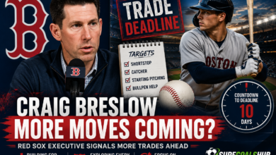 Craig Breslow discusses the Boston Red Sox trade deadline plans after acquiring Curtis Mead.