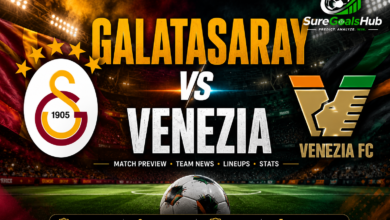 Galatasaray vs Venezia FC preseason football match preview featuring team news and predicted lineups.