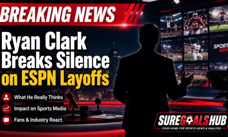 Ryan Clark reacts to ESPN layoffs after the network announces another round of staff cuts.
