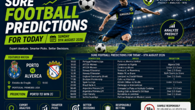 Sure Football Prediction for Today Sunday 9th August 2026